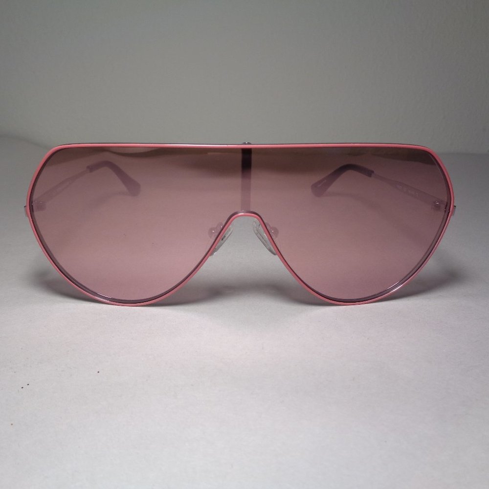 Victoria's Secret PK0027 Shiny Pink New Women's Shield Design Sunglasses